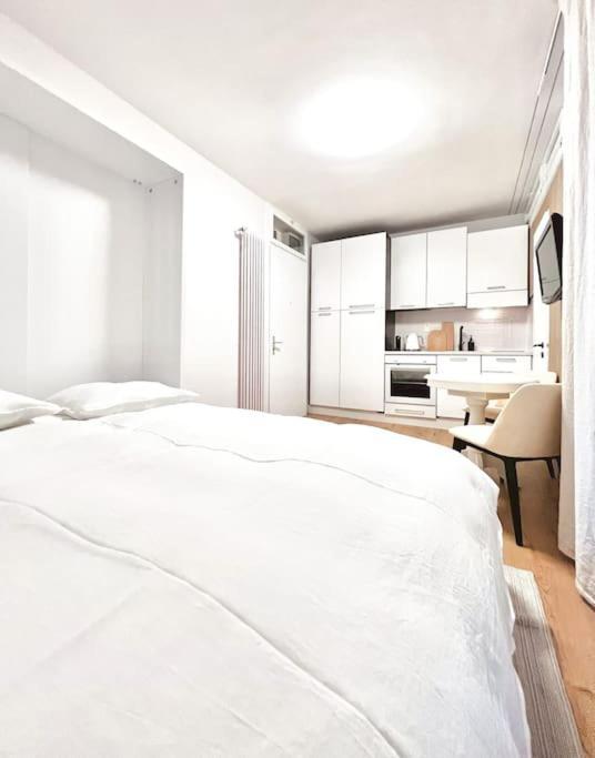 Bright Tiny Studio - Shared Pool & Sauna - Free Parking - Air Condition Muralto Ngoại thất bức ảnh
